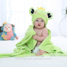 100% de bambu flog rosto animal de alta qualidade bebê toalha de banho toalha de bebê com capuz